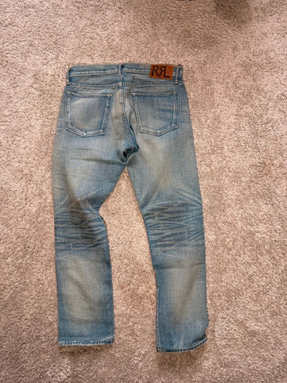 Ralph Lauren Double RL RRL Japanese Selvedge Distressed Denim Jeans - Picture 4 of 4